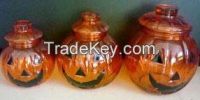 Pumpkin Candle Jar / Candle Holder (SS1307)