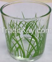 Glass Candle Holder / Glass Cup / Tea Light Holder (SS1331-1)