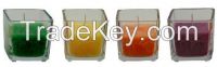 Candle Jar / Square Glass Cup / Candle Holder (SS1326)
