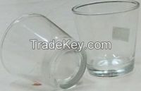 Glass Cup / Glass Candle Holder / Tea Light Holder (SS1345)