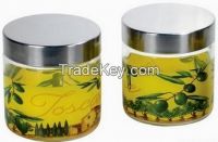 Glass Jar / Glass Canister / Printing Glass Jar (SS1116-2)
