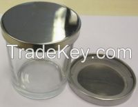 Candle Holder / Glass Cup / Candle Holder with SS Lid (SS1331-2)