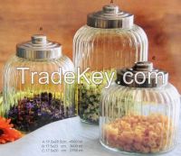 Glass Container /  Pumpkin Glass Jar (SS1140)