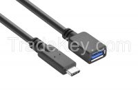 USB3.1 C type Male to USB3.0 AF Cable
