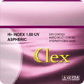 Clex 1.60 Aspheric Lens UV ITO