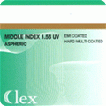 Optical Plastic Lens Finished Lens Clex 1.56 Aspheric (ITO) Lens