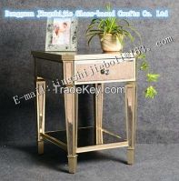 GLASS TABLE, MODERN TABLE, BEDSIDE TABLE, NIGHTSTANDS, BEDROOM FURNITURE
