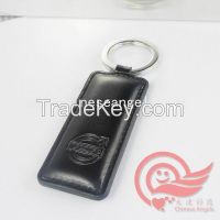 leather key chains, custom leather key rings factory, key holder and key fabs
