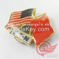 Custom metal flag lapel pin/flag badge/flag pin badge