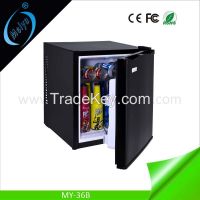 36L wholesale hotel minibar, mini refrigerator with lock supplier