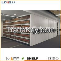 High quality cold rolled steel mobile mass shelving