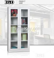 Glass Door Steel Cupboard IGO-009