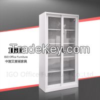 Sliding Glass Door File Cabinets IGO-010G