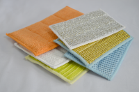 Kitchen Dish Wash Clean Microfiber Soft Scrub Sponge Pad