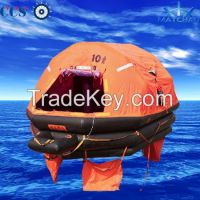 Marine Throw Overboard Self-Righting Inflatable Life Raft for 100/125 Person