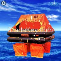 Throw Overboard Inflatable Liferaft (ISO 9650-2, For yacht) 4/6/8/10 Man