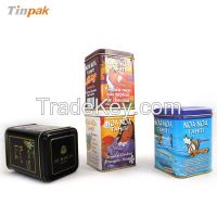 small metal gift tea tin box wholesale