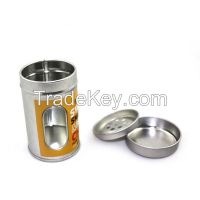 dongguan customized round metal box for spice