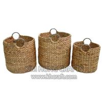 Water hyacinth basket