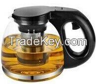 Transparent heat resistant glass teapot 1350ml