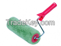 PT12008 Green Polyacrylic Paint Roller with Plastic Handle
