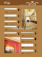 pu mouldings, pu cornices , pu medallions, pu ceiling panels