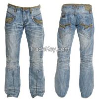 Stone Wash Sand Blast Jeans