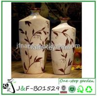 Hand-painted ceramic decoration vase(B01529)