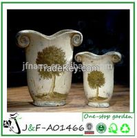 Unique ceramic flower vases garden ornaments(B03128)