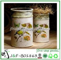 Tall ceramic decorative flower pot holders(B01863)