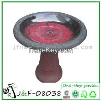 Garden decor natural stone bird bath (J&F-08038)