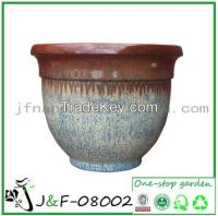2014 design plastic flower pots wholesale (J&F-08002)