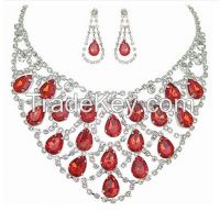 Gemstone Bride Necklace - For SALE