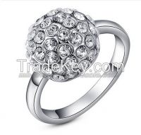 Crystal Wedding Bridal Rings For SALE