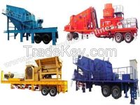 High Capacity Construction Waste Mobile Crushing Plant