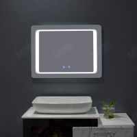 MGONZ with touch switch led lighting fog anti bathroom mirror