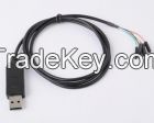 New USB to TTL Serial Cable Adapter FTDI Chipset FT232 USB Cable