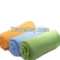 Knitted Microfiber Polyester Fleece Blanket