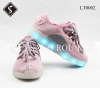 hot sale kids led sneaker shoes  with  light outsole