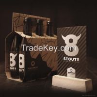 Creative design for beer packaging paper box