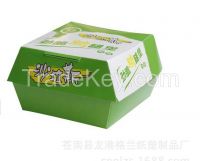 Disposable food packaging paper box