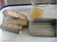 Canned sardines of Chinese origin