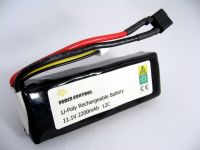 11.1V 2200mAh 12C Li-Polymer Battery