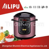 Energy saved 6.0L electric pressure cooker/stainless steel rice cooker/porrige cooker with low price and high quality