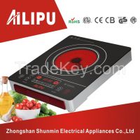 Good looking intelligent infrared cooker/electric ceramic hob/plastic housing electrical ceramic stove/single burner cooktop