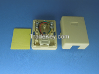 Tel box, telephone surface jack box