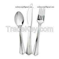 Disposable plastic spoon , cutlery , 