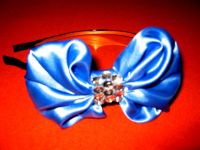 Headband with fancy large ribbon