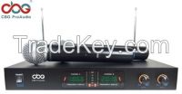 VHF Dual Channel Wireless Microphone
