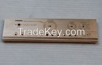 aluminium faceplate for electronic